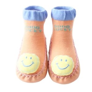 Tricky Shopper™ Non Slip Baby Floor Socks Smile Design Pattern