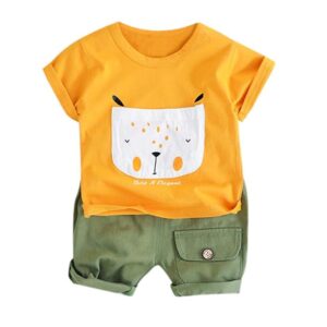 Unisex-Child Cotton T-Shirt And Shorts Clothing Set