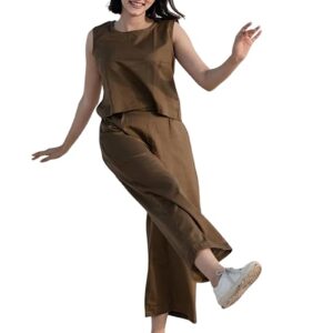 FABNEX Stylish Sleeve less Co Ord Set for Women