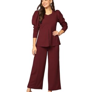 Leriya Fashion Stylish Co-ord Set for Women – Trendy Summer Travel Outfit | Lightweight 2 Piece for Holiday Look & Puja | Hangouts | Picnic