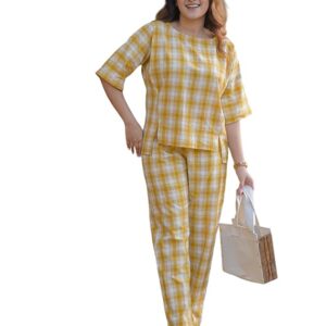 FABNEX Stylish Printed Cotton Blend Co Ord Set for Women