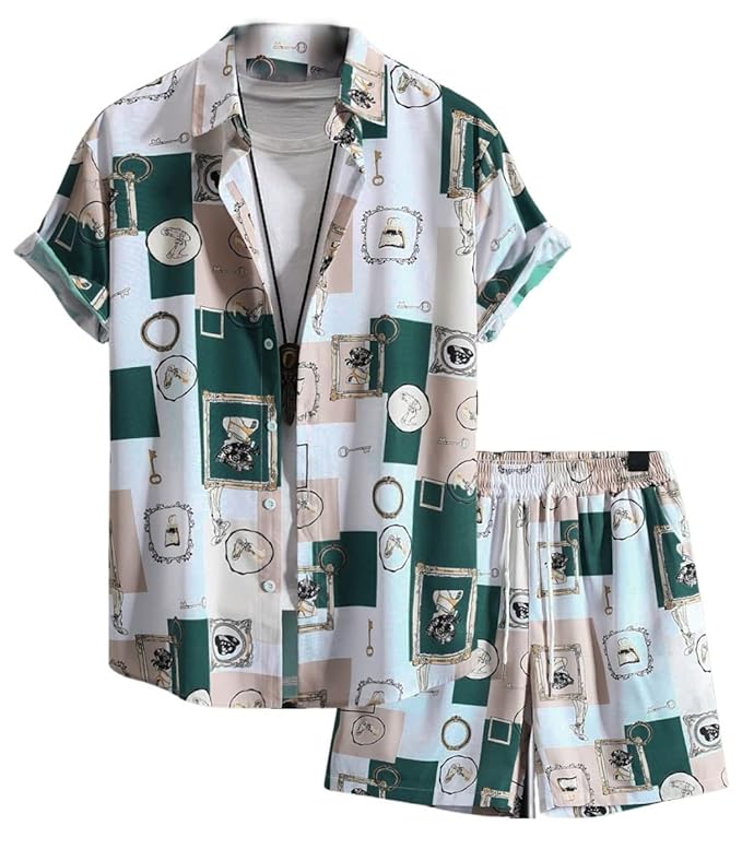 DHRUVI TRENDZ Co Ord Set for Men | Trendy Night Dress for Boys