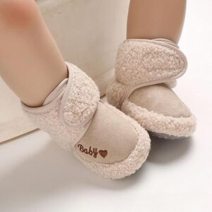 SAZ DEKOR® Newborn Baby Booties Warm Soft Sole Winter House Slipper for Baby