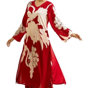 Women's Rayon Viscose Straight Printed Kurta with Palazzo