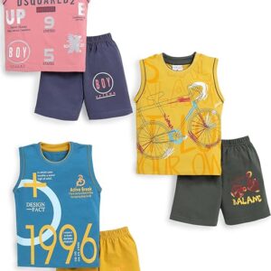 Mars Infiniti Tripple set combo of Sleeveless and shorts