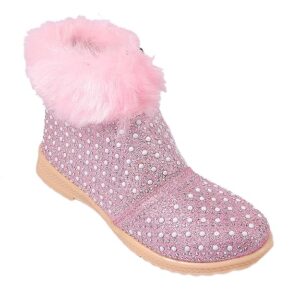 Rgk's Baby Girls' Pink Bootie -3-3.5 Years