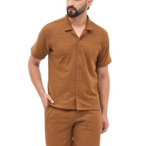 KEPA Cord Set for Men Shorts & Night Dress for Men - Soft Cotton Co-ord Set Tshirt - Summer - Beach Wear