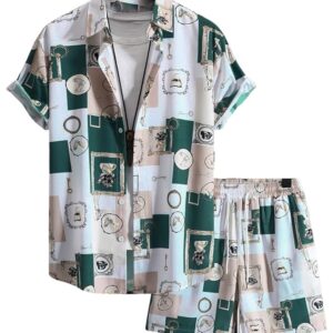 DHRUVI TRENDZ Co Ord Set for Men | Trendy Night Dress for Boys