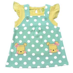Clothe Funn New Born Baby Girl Dress Knee Length